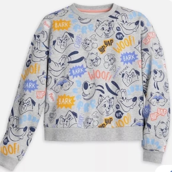 Disney Parks Critters - Animal Sidekicks - Boxy Sweatshirt - Picture 1 of 11